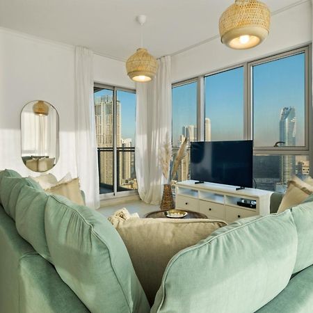Chic And Zen Apartment, Near Burj Khalifa Tower Dubai Eksteriør bilde