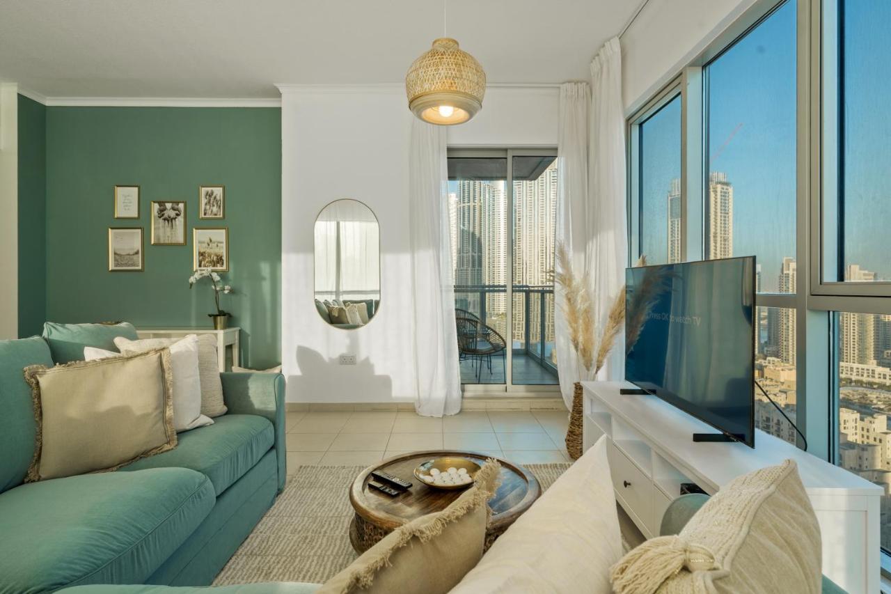 Chic And Zen Apartment, Near Burj Khalifa Tower Dubai Eksteriør bilde