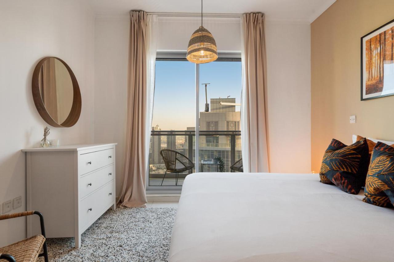 Chic And Zen Apartment, Near Burj Khalifa Tower Dubai Eksteriør bilde