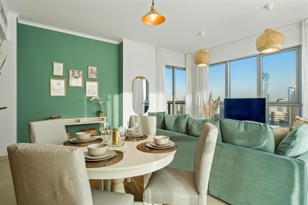 Chic And Zen Apartment, Near Burj Khalifa Tower Dubai Eksteriør bilde