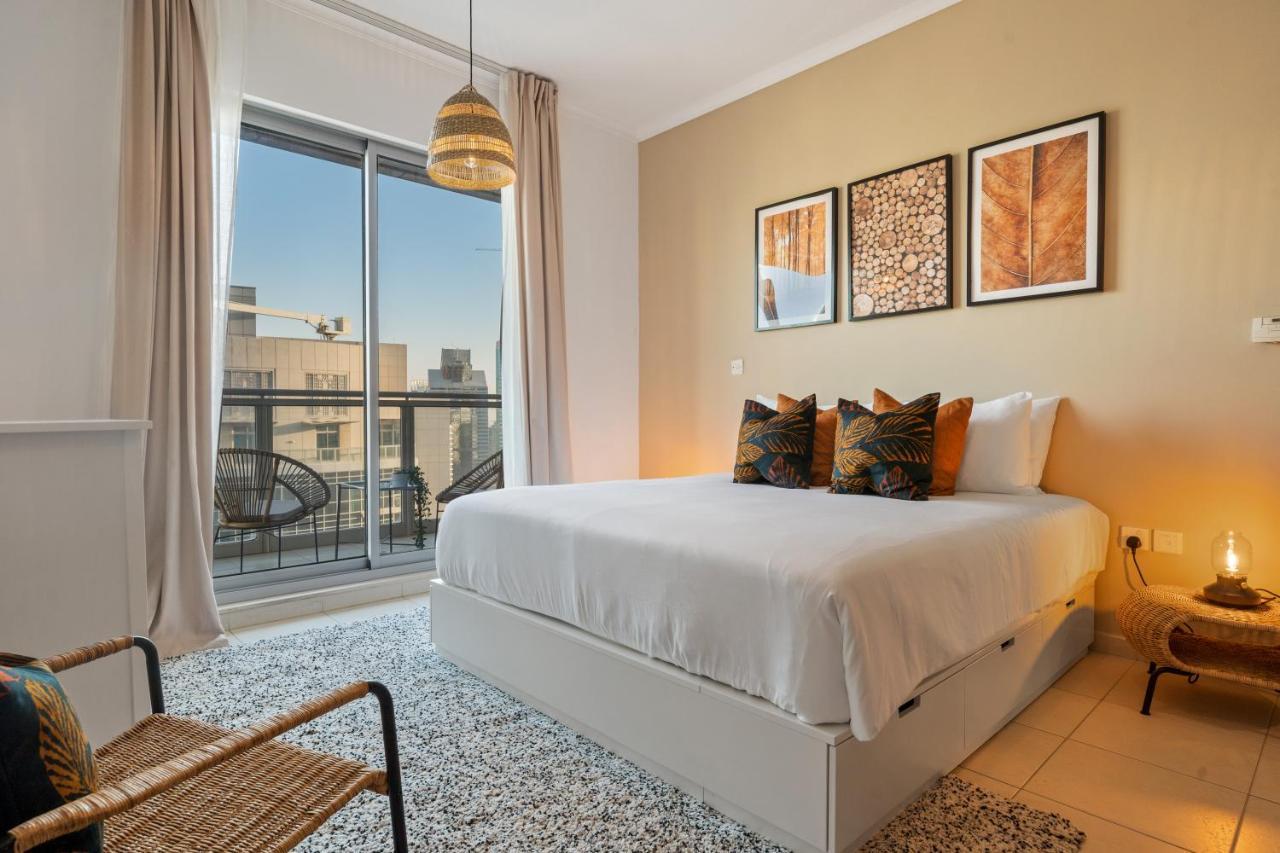 Chic And Zen Apartment, Near Burj Khalifa Tower Dubai Eksteriør bilde